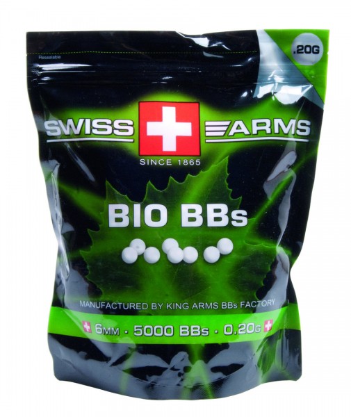 0.20g Swiss Arms Bio BB's 5.000 Stk.