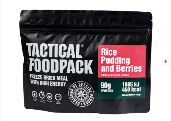 Tactical Foodpack - Rice Pudding and Berries