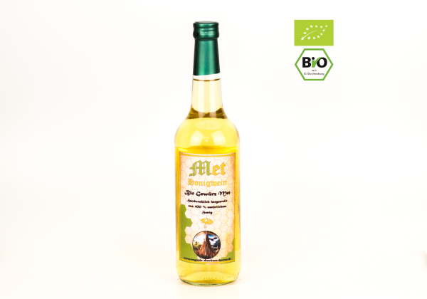 Flasche BIO Gewürz Met / Bio-Honigwein mit Gewürzen, 10 % vol. / 700 ml