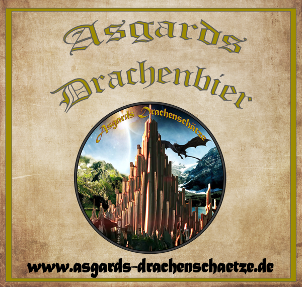 Flasche Metbier - Honigbier "Asgards Drachenbier" 6,4 % vol. 330 ml
