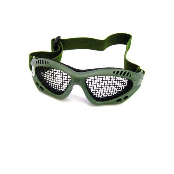 Tactical Goggles with Steel Mesh OD (Wosport)