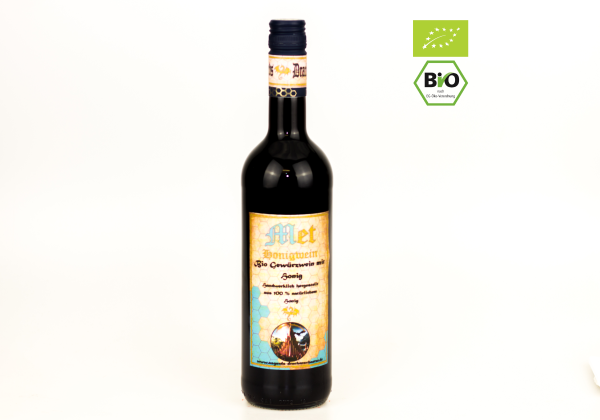 Hypocras BIO Gewürzwein - ökologischer Rotwein mit Bio-Honig und Gewürzen 12 % div. Gebinde